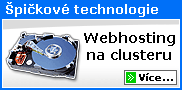 Webhosting na clusteru