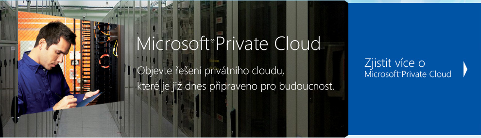 Flexibilní, škálovatelný, bezpečný, spolehlivý a to vše za příjemné ceny... To vše nabízí náš Privátní Cloud postavený na technologiích od Microsoftu.