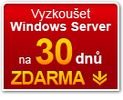 ASP.NET virtuální serverhosting na 30 dnů ZDARMA