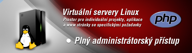 VIRTUÁLNÍ SERVERHOSTING